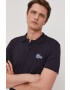 Lacoste polo de bumbac culoarea albastru marin neted PH4012-001 - Pled.ro