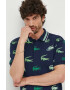 Lacoste tricou polo barbati culoarea albastru marin modelator - Pled.ro