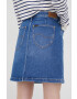 Lee fusta jeans mini drept - Pled.ro