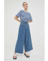 Lee jeansi Pleated Straight Leg femei - Pled.ro