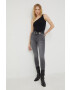 Lee jeansi Scarlett High Storm Grey femei high waist - Pled.ro