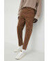 Lee pantaloni de catifea cord Easton Umber barbati culoarea maro drept - Pled.ro