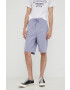 Lee pantaloni scurți din amestec de in Relaxed Drawstring S Misty Lilac barbati culoarea violet - Pled.ro