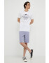 Lee pantaloni scurți din amestec de in Relaxed Drawstring S Misty Lilac barbati culoarea violet - Pled.ro