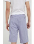 Lee pantaloni scurți din amestec de in Relaxed Drawstring S Misty Lilac barbati culoarea violet - Pled.ro