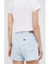 Lee pantaloni scurti jeans femei neted high waist - Pled.ro