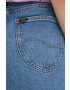 Lee pantaloni scurti jeans Stella femei neted high waist - Pled.ro