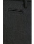 Les Deux pantaloni barbati culoarea negru drept - Pled.ro