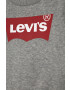 Levi's bluza copii culoarea albastru marin cu glugă cu imprimeu - Pled.ro