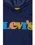 Levi's bluza copii culoarea alb cu imprimeu - Pled.ro