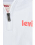 Levi's bluza copii culoarea alb cu imprimeu - Pled.ro