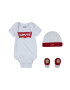 Levi's Compleu bebe culoarea alb - Pled.ro