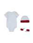 Levi's Compleu bebe culoarea alb - Pled.ro