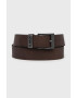 Levi's Curea de piele culoarea maro - Pled.ro