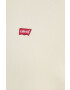 Levi's hanorac de bumbac femei culoarea bej neted 24693.0035-Neutrals - Pled.ro