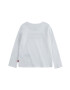 Levi's Longsleeve copii culoarea alb - Pled.ro