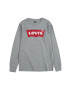 Levi's Longsleeve copii culoarea gri cu imprimeu - Pled.ro