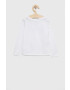 Levi's longsleeve din bumbac pentru copii culoarea alb - Pled.ro