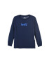 Levi's longsleeve din bumbac pentru copii culoarea albastru marin cu imprimeu - Pled.ro