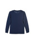 Levi's longsleeve din bumbac pentru copii culoarea albastru marin cu imprimeu - Pled.ro