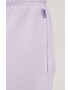 Levi's pantaloni scurti din bumbac femei culoarea violet neted high waist - Pled.ro