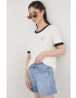 Levi's pantaloni scurti jeans femei neted high waist - Pled.ro