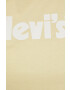 Levi's top din bumbac culoarea alb - Pled.ro