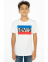 Levi's Tricou copii culoarea alb cu imprimeu - Pled.ro