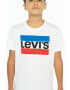 Levi's Tricou copii culoarea alb cu imprimeu - Pled.ro