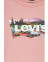 Levi's tricou copii culoarea roz - Pled.ro