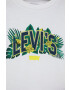 Levi's tricou copii culoarea alb cu imprimeu - Pled.ro