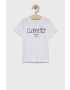 Levi's tricou de bumbac pentru copii culoarea alb - Pled.ro