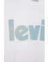 Levi's tricou de bumbac pentru copii culoarea alb - Pled.ro