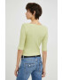 Levi's bluza femei culoarea verde neted - Pled.ro