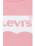 Levi's bluza copii culoarea roz cu imprimeu - Pled.ro