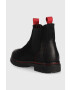 Levi's botine copii culoarea negru - Pled.ro