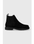 Levi's botine din piele intoarsa AMOS CHELSEA barbati culoarea negru 234728.559 - Pled.ro