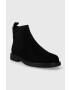 Levi's botine din piele intoarsa AMOS CHELSEA barbati culoarea negru 234728.559 - Pled.ro