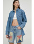 Levi's camasa jeans femei cu guler clasic relaxed - Pled.ro