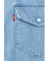 Levi's camasa jeans femei cu guler clasic relaxed - Pled.ro