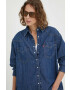 Levi's camasa jeans femei cu guler clasic relaxed - Pled.ro