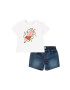 Levi's compleu bebe culoarea alb - Pled.ro