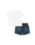 Levi's compleu bebe culoarea alb - Pled.ro