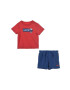 Levi's compleu bebe culoarea rosu - Pled.ro