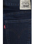 Levi's fusta jeans culoarea albastru marin mini creion - Pled.ro