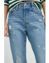 Levi's jeansi 501 Original Cropped femei high waist - Pled.ro