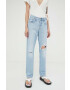 Levi's jeansi MIDDY STRAIGHT femei medium waist - Pled.ro