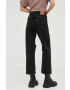 Levi's jeansi RIBCAGE STRAIGHT femei high waist - Pled.ro