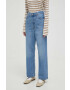 Levi's jeansi RIBCAGE STRAIGHT ANKLE femei high waist - Pled.ro