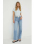 Levi's jeansi RIBCAGE WIDE LEG H223 femei - Pled.ro